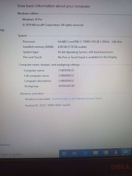 Dell Laptop Core i7 New Condition. . . . 1