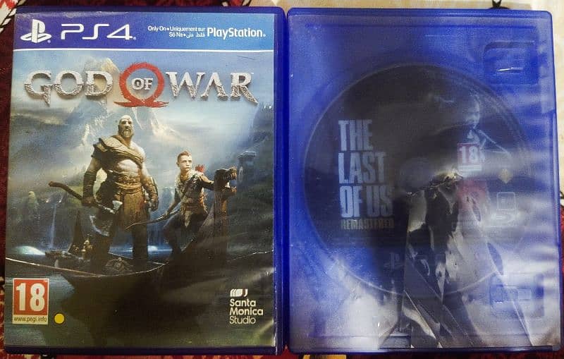 God of war 4 (2018),Last of us 1 remastered ps4 0