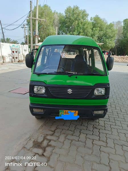 Suzuki carry Bolan 2015 green color 2 pice tachup hein 4