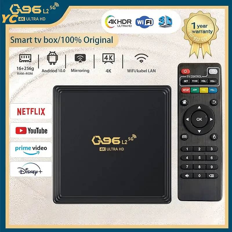 5000+ Free Channels Android tv Box X96Q Gaming stick Air mouse IPTV 4