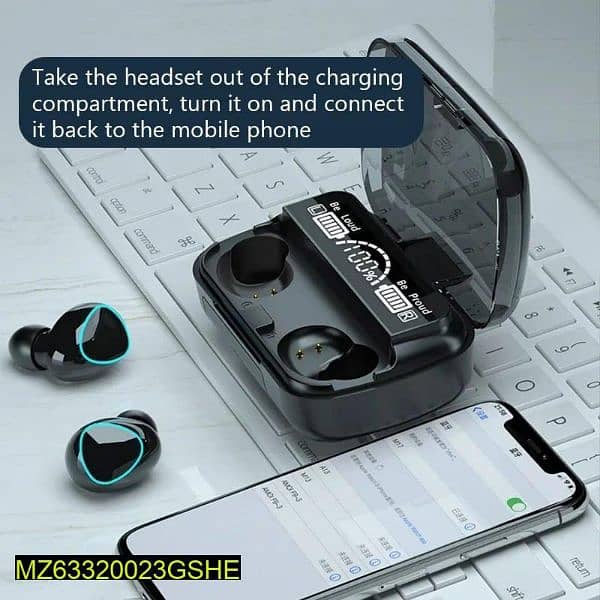 M10 wireless Bluetooth earbuds 4