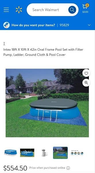 Intex 18ft X 10ft X 42in Oval Frame Pool Set 1