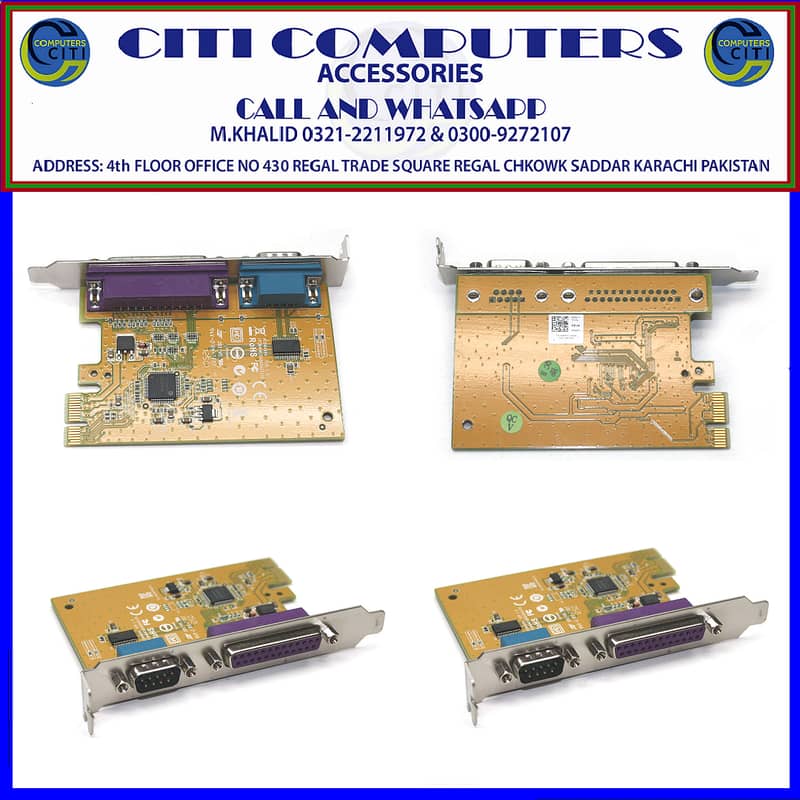 Sunix Serial Parallel Expansion Multi I/o Card Pci-e PCI Express MIO6 0