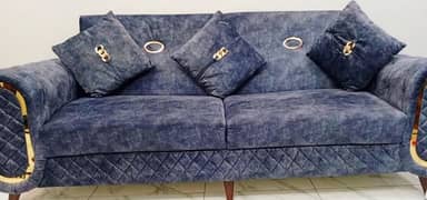 New 7 seater SOFA SET with CUSHIONS original "TURKISH JACQUARD" fabric