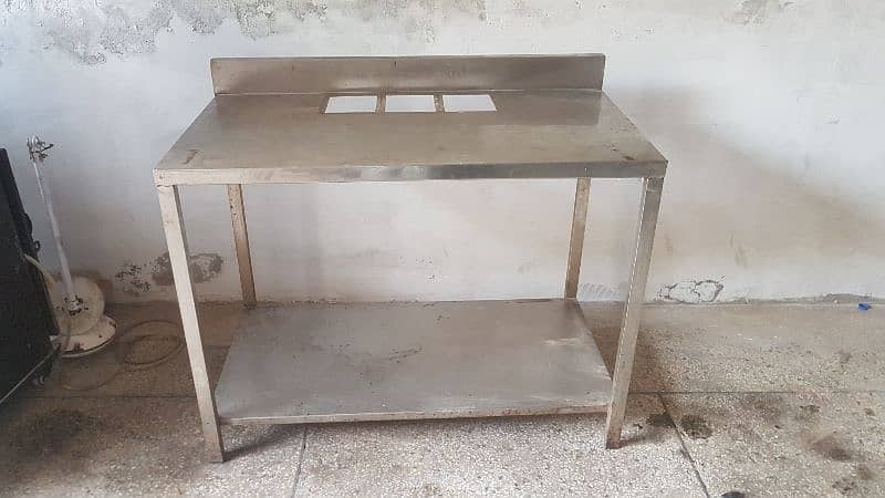 Steel Cooking Table. . 0