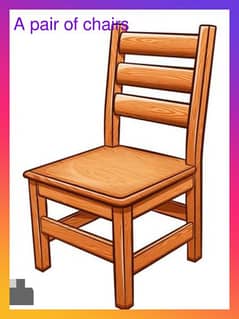 A pair of chairs