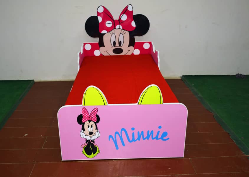 Minnie Single Bed for Girls, New Style Kids Beds By Furnisho 3