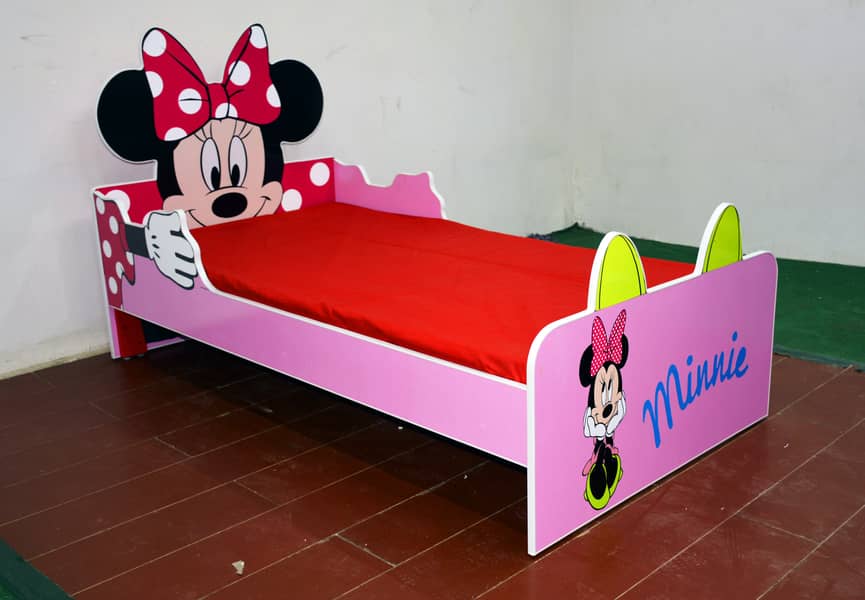 Minnie Single Bed for Girls, New Style Kids Beds By Furnisho 4