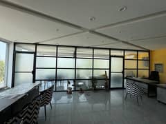 Aluminium office Partition with Glass