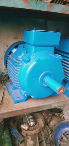 there phase moter 15 hp 1450 rpm