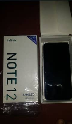 Infinix note 12  6Rm 128Gb with box.