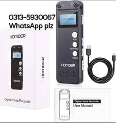 Digital Voice Recorder, Homder USB Professional Dictaphone MP3 Player