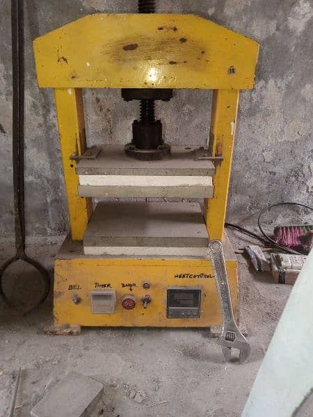 cast machine, vaccum pump proper cast machine set 3