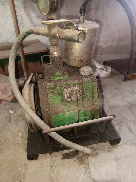 cast machine, vaccum pump proper cast machine set 6