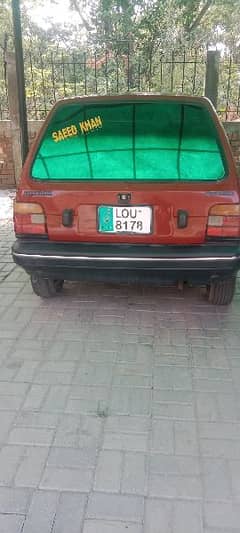 Mehran Suzuki Model 1994 Lahore number