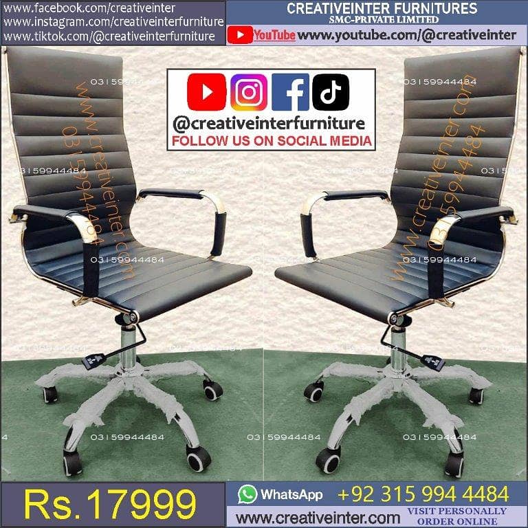 Executive Office chair table study desk guest sofa visitor mesh gamin 13