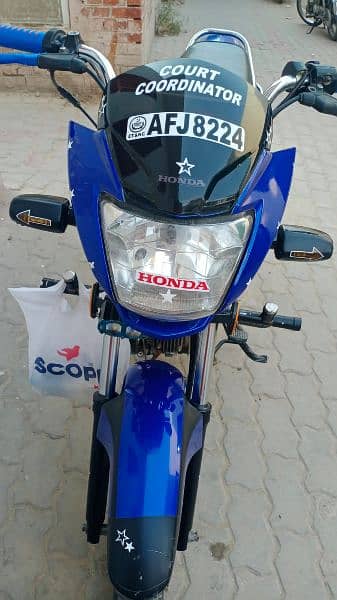 Honda 100cc blue color excellent condition single hand used everything 2