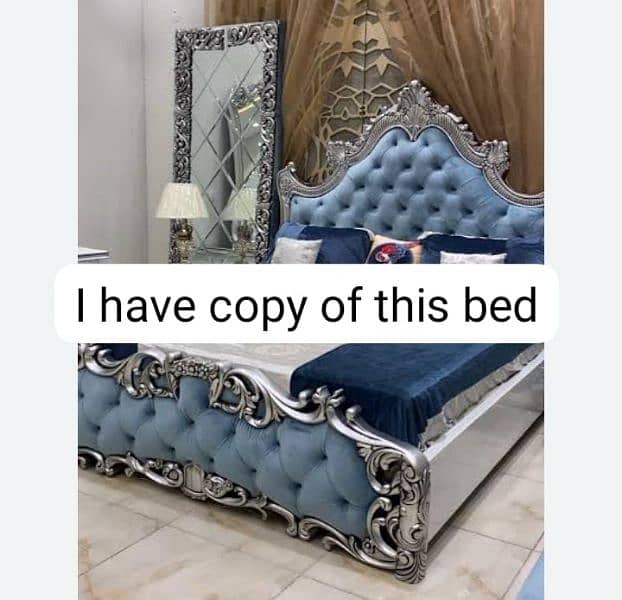 King size Beautiful bed set 0