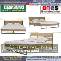 Double Bed Set Full King Size Dressing Almari Single Home Furniture