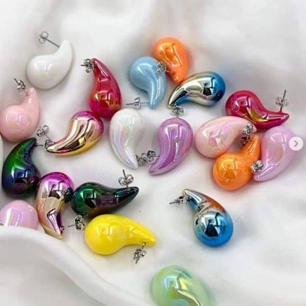Water drop earrings for Women, Girls 2