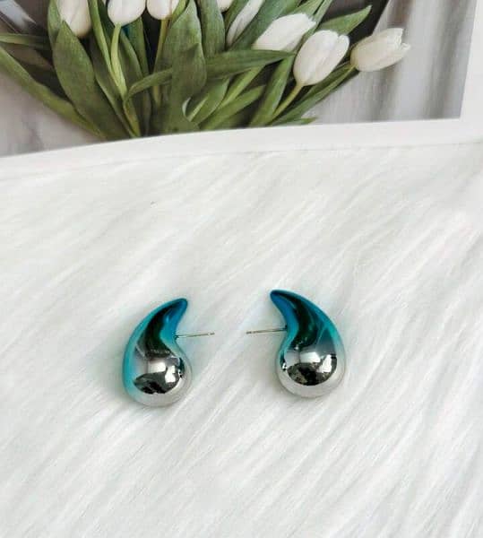 Water drop earrings for Women, Girls 4