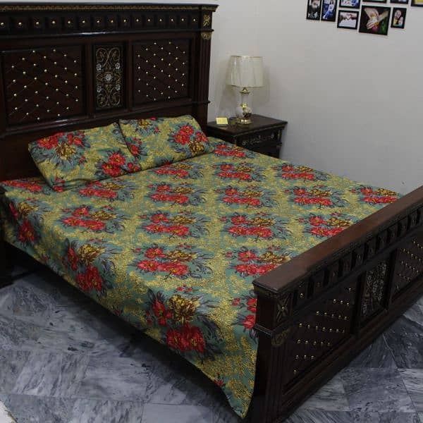 Brand New Crystal Cotton King Size Double Bedsheets 3