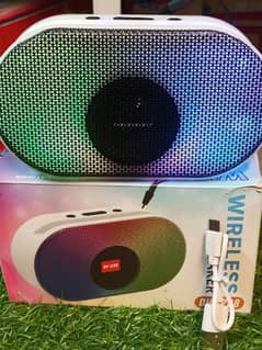 Beautiful Bluetooth Speaker with Bass Sound and LED Lighting