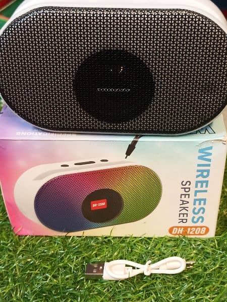 Beautiful Bluetooth Speaker with Bass Sound and LED Lighting 1