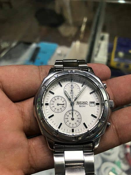 SEIKO chronograph orignal 10/10 brand new condition 0