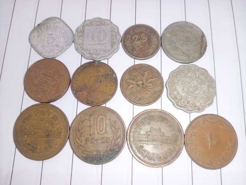 old coin Pakistan other country 5