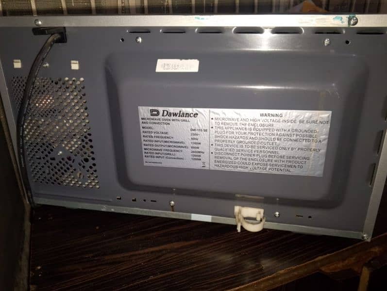 Dawlance oven model Dw 115 SE 5