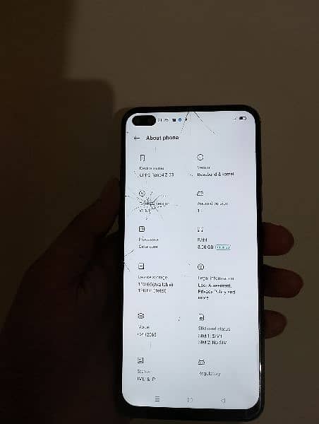 Oppo Reno 4 5g mobile phone  Dual Sim PTA Approved only phone 1