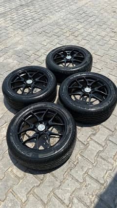 17 Inch Enkei Wheels With 215-55-17 Tyres