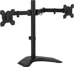 Dual Monitor Desk Stand - Black