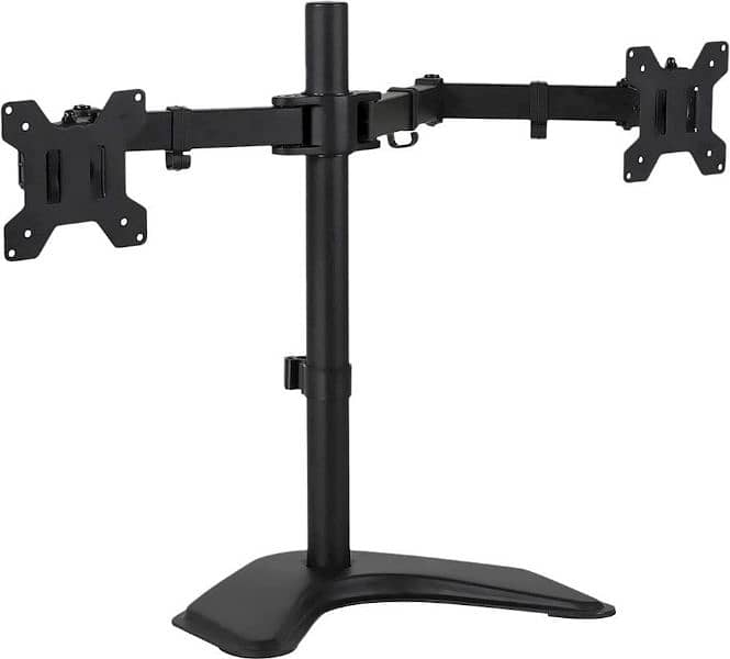 Dual Monitor Desk Stand - Black 0