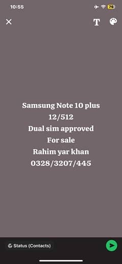Note 10 plus for sale