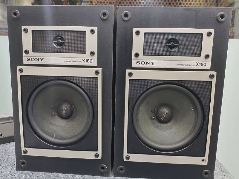 6 inch Sony speaker pair made in Germany 0