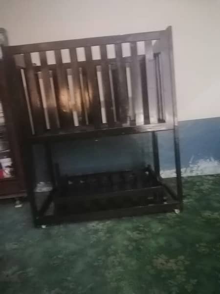 wooden baby cot 6
