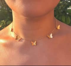 Butterfly Necklace | Gold Plated 0