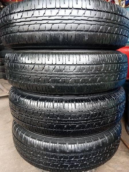 Dunlop tyres and steel rims 145R12 6
