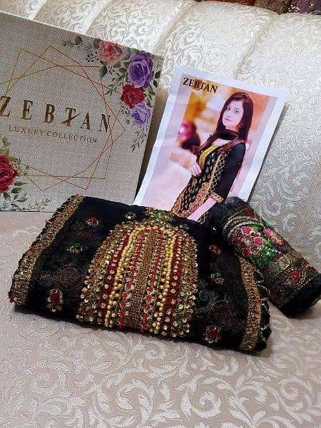 ZEBTAN Luxury Handmade Work Chiffon Collection fabric pure soft chiff 15
