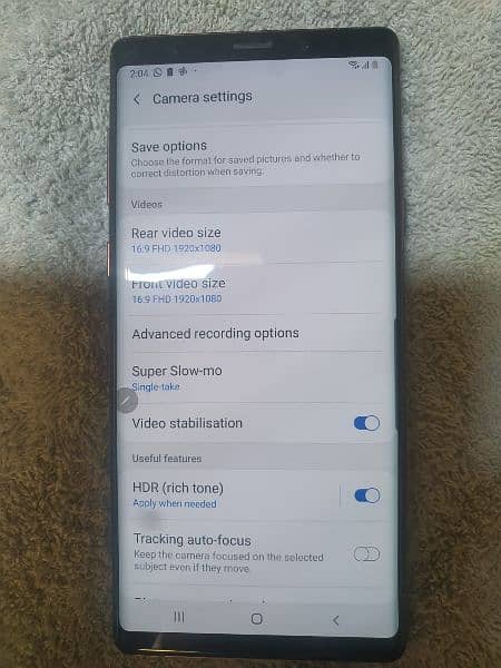 samsung note9 8/512 gb clear screen 3