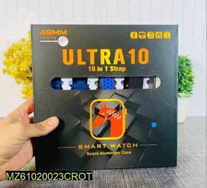 •  Material: ABS Plastic
•  Ultra 10 Smart Watch With 10  Smart 
• 3