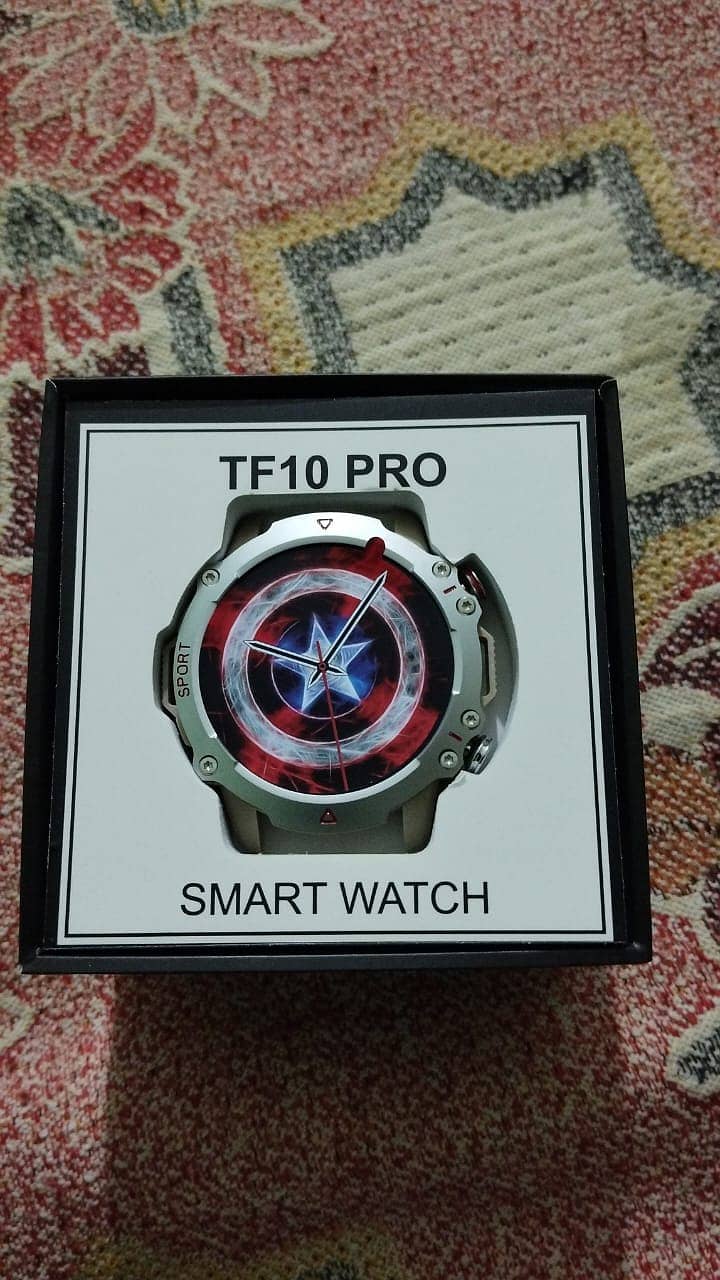 TF10 pro Almond sports smart watch Round dial smart watch available 1