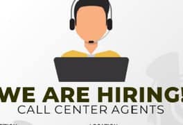 Call agents  Required (English call centre) 0