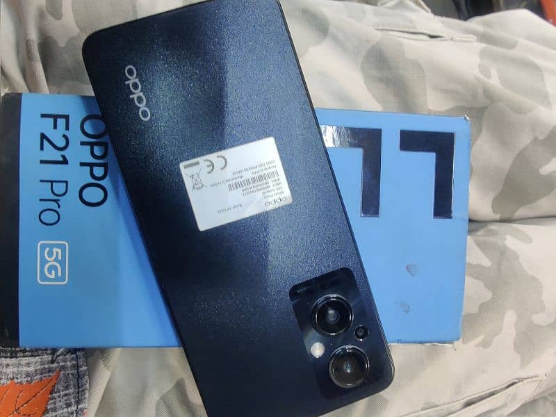 oppo f21pro 5G deul  sim complete box asess packed phone 5