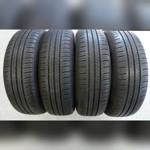 4Tyres set 145/80/R/13 Dunlop Enasave Japan 2