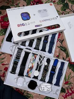 ultra watch 7 straps with Airpods delivery in fsd only 0