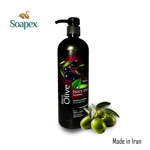 Original Soapex olive extract black hair shine shampoo 900grams 0