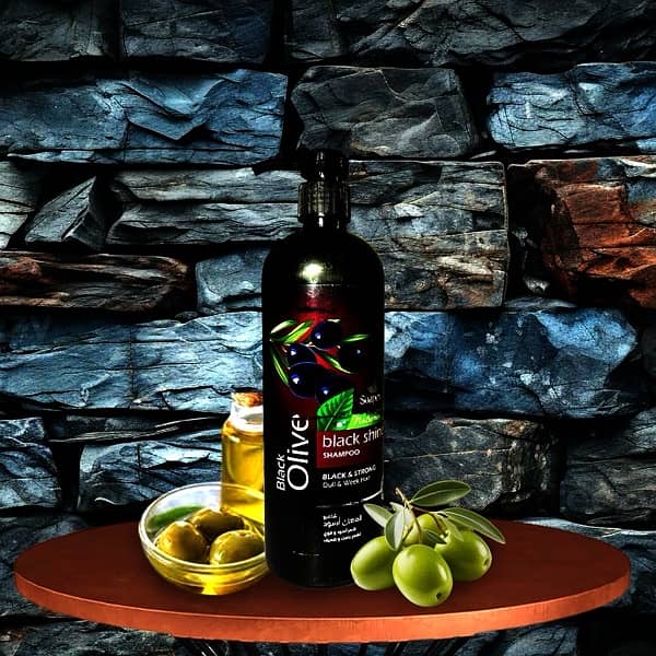 Original Soapex olive extract black hair shine shampoo 900grams 2